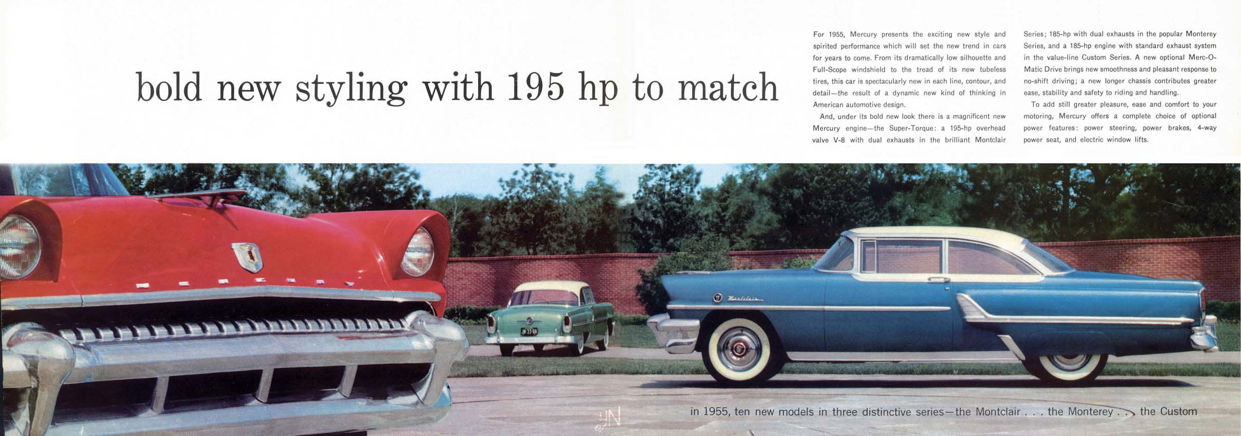 1955 Mercury Brochure Page 6